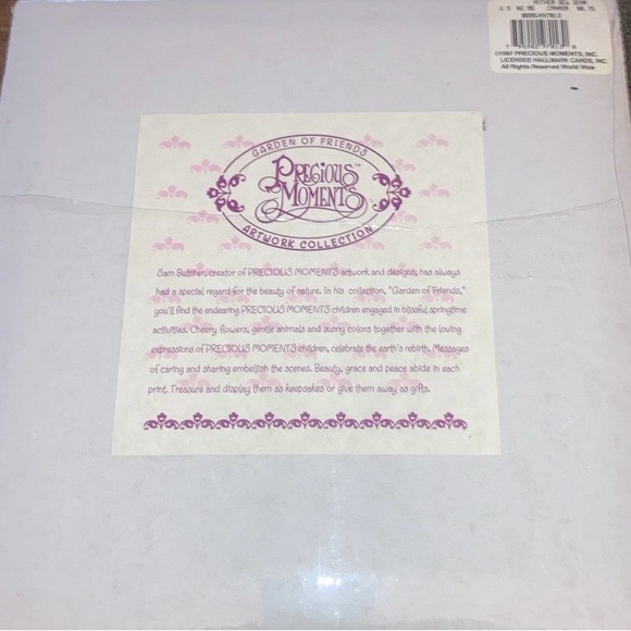 Vintage Precious Moments Hallmark Friends Forever Wall Art - new in plastic. - Picture 2 of 3